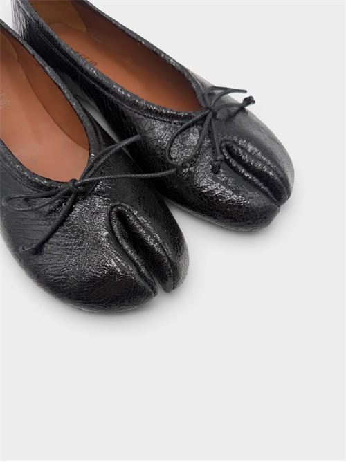 Ballerina Tabi in pelle crack nera IL LACCIO | 5462CRAKNERO